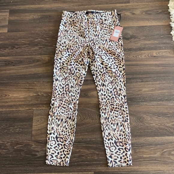 Jen 7 Ankle Skinny Leopard - Picture 2 of 5